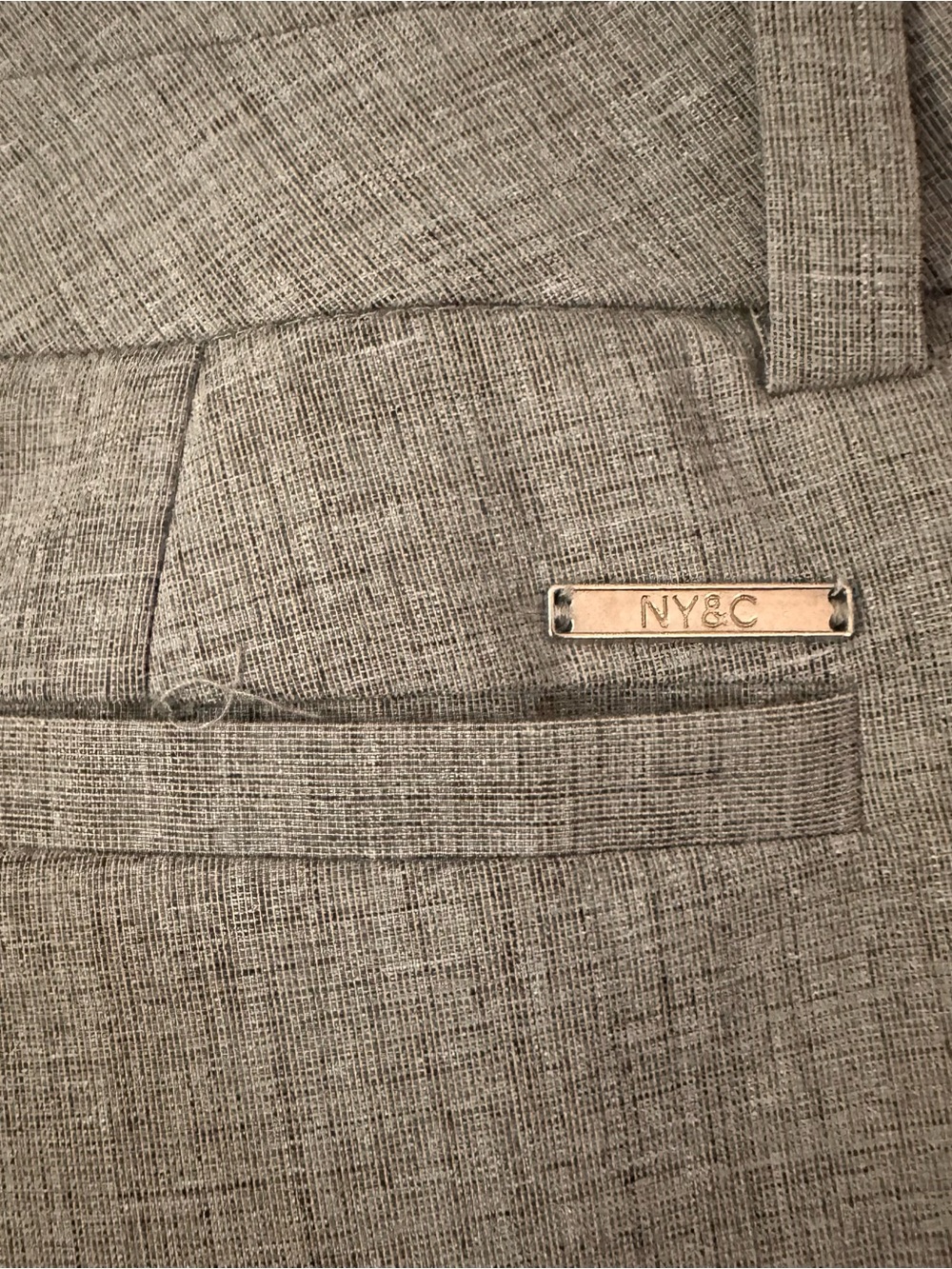 New York & Company Gray Wide Leg Dress Pants - Picture 5 of 9